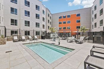 8181 Allison, La Mesa, CA large spa with seating around